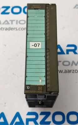 SIEMENS 6ES7 331-7KF01-0AB0 S7-300 ANALOG INPUT MODULE 6ES7-331-7KF01-0AB0 USED - Image 1 of 4