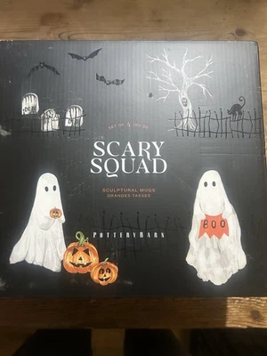 Nuevo conjunto escultural Pottery Barn Scary Squad Mig nuevo en caja Foto 1 de 3