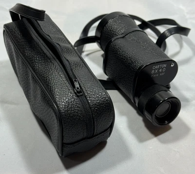 Vintage Carton Monocular 8 x 40 Field 6.5 With Case Japan 356 SUPER RARE - Image 1 of 4