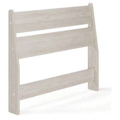 Ashley Furniture Socalle Twin Panel Engineered Wood Headboard in White Wash - Image 1 of 3