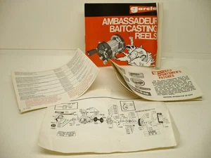 B2 Baitcasting Fishing Reel ABU Garcia Ambassadeur 5000 Instruction Booklet - Picture 1 of 4