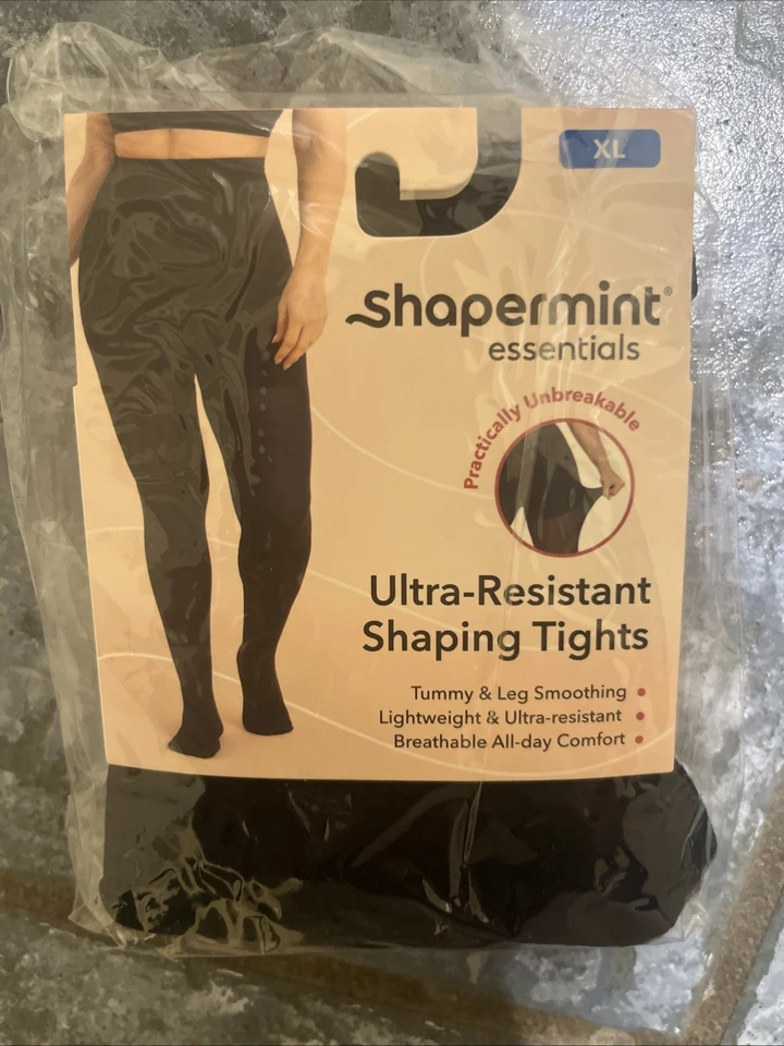 Shapermint Essentials Women's Ultra-Resistant Shaping Tights 31048 M Black