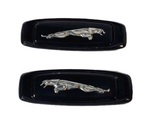 1988-1994 OEM Jaguar XJ40 XJ6 XJ12 VDP LH RH Front Fender Leaper Emblems Badge - Picture 1 of 6
