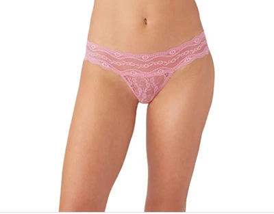 Braguita de bikini B.tempt'd by Wacoal para mujer de encaje beso en rosa mar | Talla M Nueva con etiquetas Foto 1 de 2