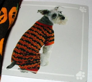 Dog Pajamas Halloween Extra Small Size Mini Pumpkins Outfit Celebrate It 33Y - Picture 1 of 6