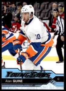 2016-17 Upper Deck Young Guns Alan Quine Rookie New York Islanders #208 R65
