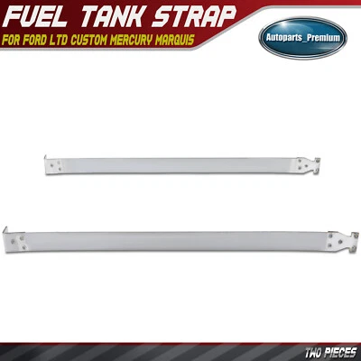 2x correas de tanque de combustible de acero para Ford LTD Custom Mercury Marquis Monterey Lincoln Foto 1 de 4