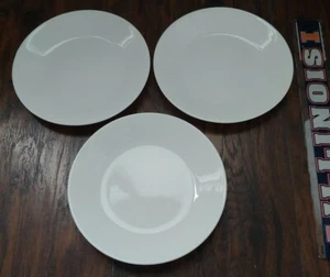 Corelle Plates Lot of 3 White Round 6.5” Vitrelle Chip Break Resistant - Picture 1 of 3