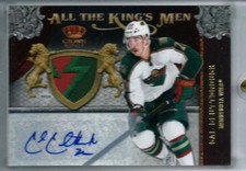 2011-12 Crown Royale All The Kings Men Patches Signatures Clutterbuck 09/10