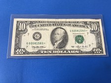 1993 $10 Ten Dollar  Federal Reserve STAR NOTE,..Lot #8