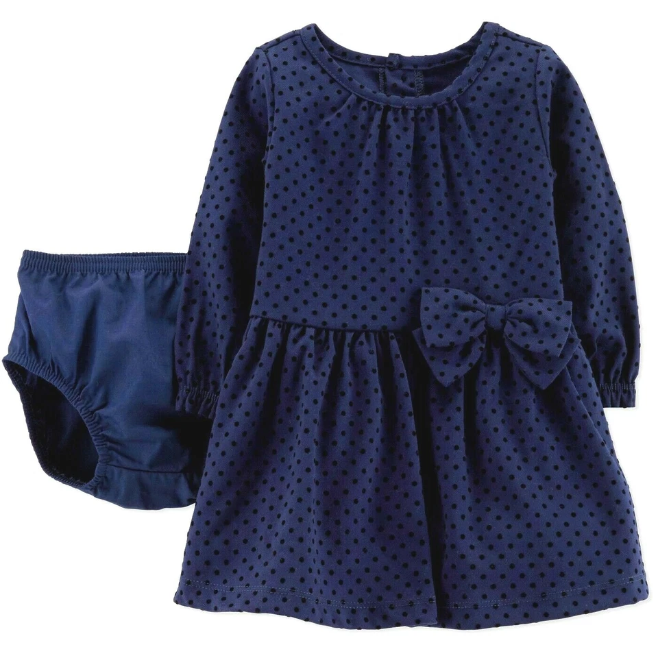 Vestido Just One You by Carter's Infantil Niñas Ocasiones Especiales Talla 6M Nuevo con Etiquetas Foto 1 de 1