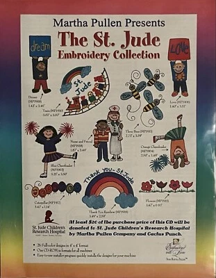 Martha Pullen Sew Beautiful "The St. Jude" Machine Embroidery CD 26 Designs NEW - Image 1 of 4