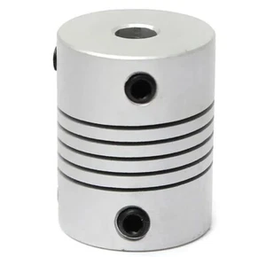 Giunto Albero Flessibile di Alluminio Accoppiatore OD 19mm x L 25mm CNC - Foto 1 di 2
