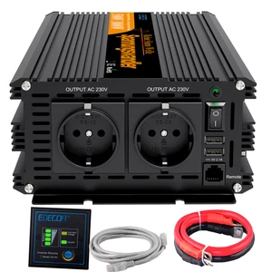 Spannungswandler Reiner Sinus 1500W 3000W Wechselrichter 12V 230V RV LKW EDECOA - Bild 1 von 6