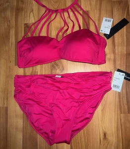 Costume da bagno bikini Kenneth Cole New York con spalline top e fondo grande - Foto 1 di 8