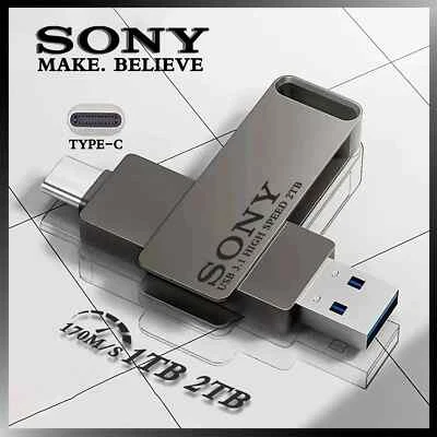 SONY 2TB High Speed PenDrive USB Flash Drive Metal Pendrive Type-C Swapable Port - Image 1 of 4