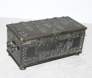Humidor or Treasure Chest Jewelry Box - Picture 1 of 8
