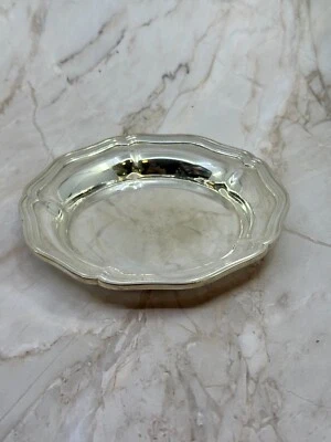 Beautiful Made In Italy Sterling Silver Wine Coaster or Candy Dish 3.5 Ounce - Image 1 of 4