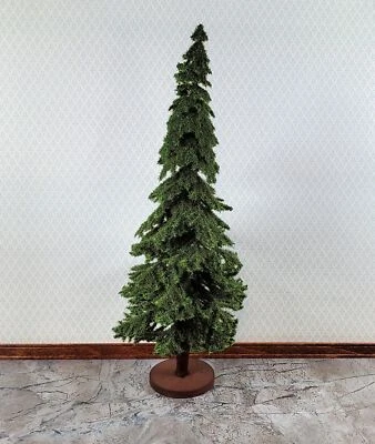 CREATIVE ACCENTS Tall Conifer Evergreen Pine Spruce Tree Scenery 10" Tall Miniature Model RR