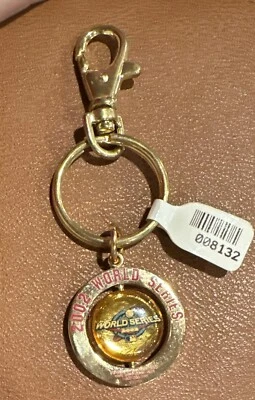 ANAHEIM ANGELS (Los Angeles) Metal SPINNER KEY CHAIN NEW MLB BASEBALL - Image 1 of 2