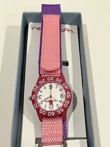 Red Balloon Girls’ Pink Plastic Time Teacher Watch Ages 3+ - Picture 1 of 4