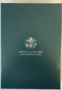 1990 US Mint Prestige Set Eisenhower Centennial 90% Silver $1 Coin (SWC05-093) - Picture 1 of 10
