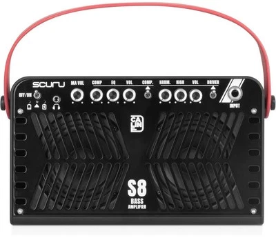 Caline Scuru S8B 20W Bass Amplifier Portable Bass Guitar Practice Amp Battery - Image 1 of 4