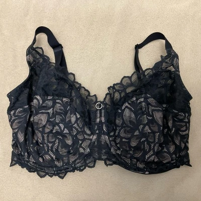 Sujetador Panache 36HH negro encaje con aros Allure 10765 Foto 1 de 4