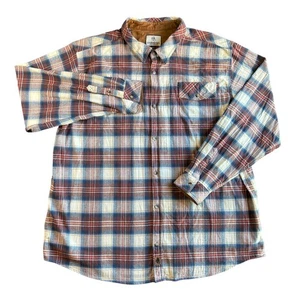 Legendary Whitetails Mens Flannel Shirt 4XT Plaid Long Sleeve Button Up Top - Picture 1 of 7