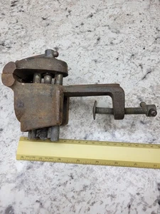 Craftsman Collectible Mini Clamp On Vise Vintage Workshop Tool USA rusted shut - Picture 1 of 9