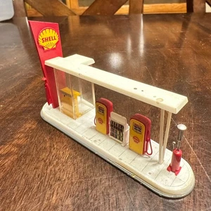 Vintage Wiking N Scale Shell Gas Station Miniature Model - Picture 1 of 9