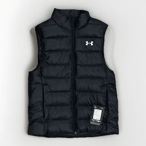 Under Armour Men’s Legend Down Vest, Black, Small, Cold Gear Infrared, New - Picture 1 of 7