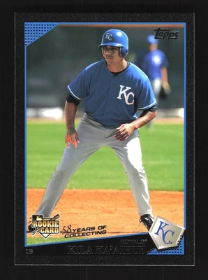 Kila Ka'aihue Kansas City Royals 2009 Topps Black #86 SN /58 - Image 1 of 2