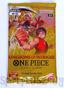 Kingdoms of Intrigue One Peace Juego de Cartas 12 Cartas Booster Pack Versión en Inglés - Imagen 1 de 1