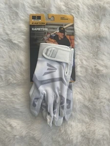 Easton Baseball/Softball Gametime Schlaghandschuhe Erwachsene KLEIN WEISS - Bild 1 von 8