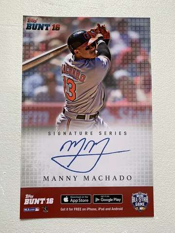 Manny Machado Baltimore Orioles Topps Bunt 16 MLB All-Star 11x17 Poster Cover
