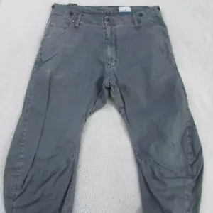 G-Star Pants Mens W34 L30 Grey Loose Tapered ARC 3D Chino - Picture 1 of 13