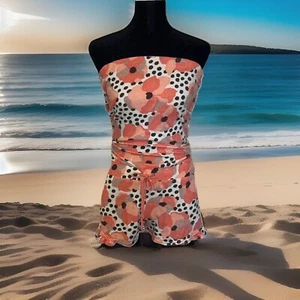 Juicy Couture S Pink Floral Dot Vintage Terry Luxury Romper Beach Coverup Sexy - Picture 1 of 11