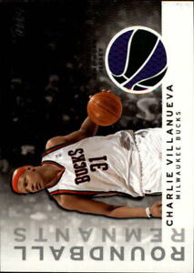 2009-10 Topps Roundball Remnants Basketball Card #RRCV Charlie VillanuevJsy