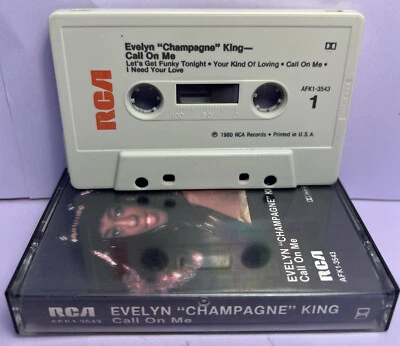 Evelyn Champagne King Call on Me Cassette 1980 First Edition NM - Image 1 of 4