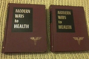 MODERN WAYS TO HEALTH VOL 1 & 2 1950's BOOKS BY C R ANDERSON MD SIGNS PUB CO - Picture 1 of 12