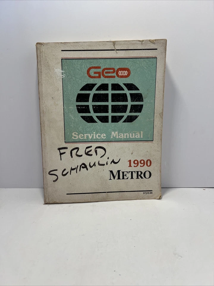 GEO METRO 1990 manual de servicio ST370-90 Foto 1 de 2