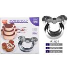 Our Creations Large Mickey Mouse Cutter Tin Mould Set Of 3