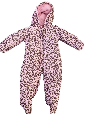 Traje de nieve Baby Phat de Kimora Lee Simmons rosa leopardo 6-9 meses ENVÍO GRATUITO Foto 1 de 4