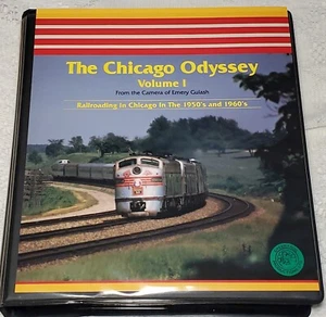 The Chicago Odyssey Volume 1 Railroading 50s & 60s 2 VHS Tape Set in Case Vtg - Picture 1 of 8