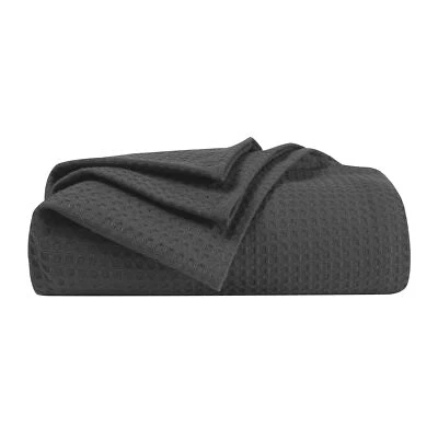 Manta para cama TWINY hilos 100 % algodón tamaño queen - tejido gofre enfriamiento B... Foto 1 de 4