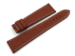 Cinturino Orologi Pelle Martellata Marrone Mattone Artigianale Ricambi Nuovo - Picture 1 of 4