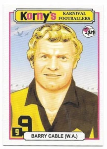 Acheron Mints Korny's Karnival Footballers (9) Barry CABLE Western Australia - Picture 1 of 1