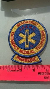NREMT Paramedic National Registered Emergency Medical Technician Patch - Picture 1 of 1