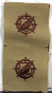 Par de collar de oficial del ejército de Estados Unidos con insignia caqui desierto - Imagen 1 de 1